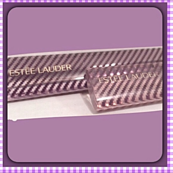 NEW (2) ESTEE LAUDER Cosmetic Brush Set LIMITED EDITION Blue Lucite Handles - Picture 3 of 6